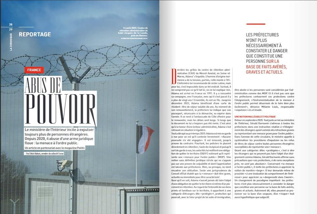 La Chronique, le magazine des droits humains - septembre 2023