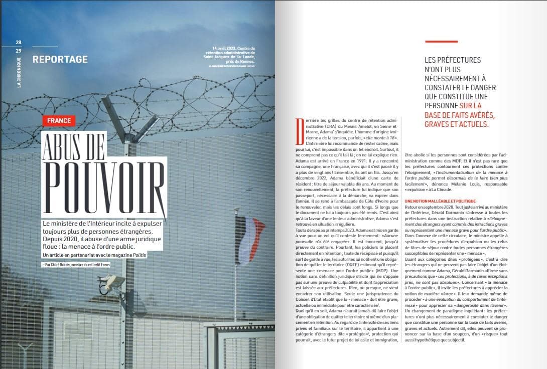 La Chronique, le magazine des droits humains - septembre 2023